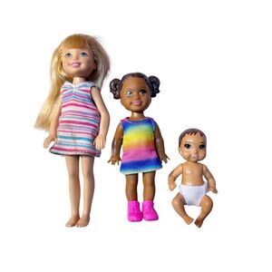 Barbie Mattel Kid Doll Lot AA Hispanic Baby Chelsea Babysitters Inc